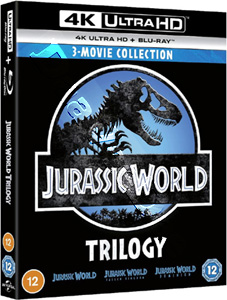 Jurassic World Trilogy 4K | Jurassic World / Jurassic World: Fallen Kingdom / Jurassic World: Dominion  |   Blu-Ray